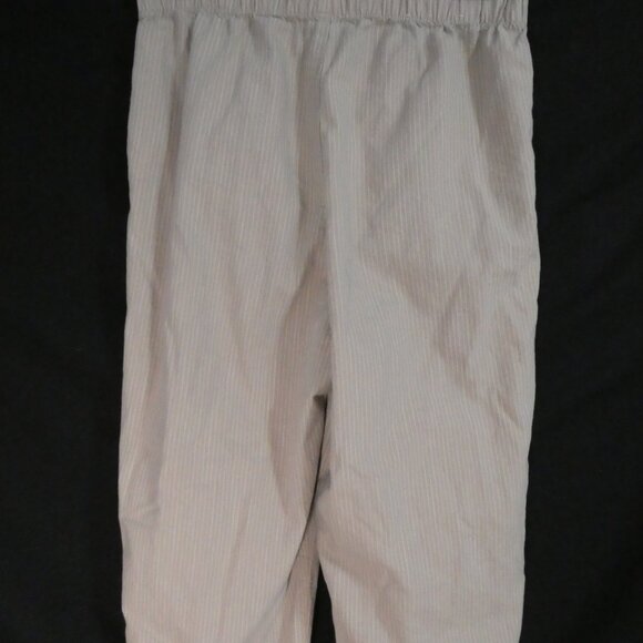 UNIQLO | medium | Striped Cotton Pajama - Loungewear Pants W/ Front Pockets - Picture 13 of 16